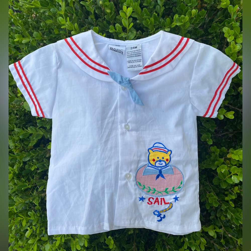 Vintage, Basic Editions, Sailor shirt, 24months